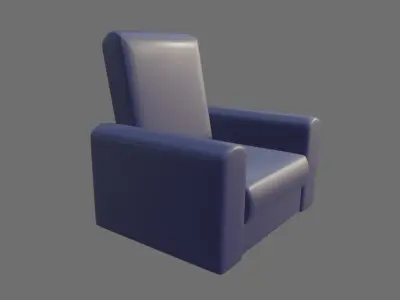 Armchair - Couch - Sofa - Poltrona 3D model