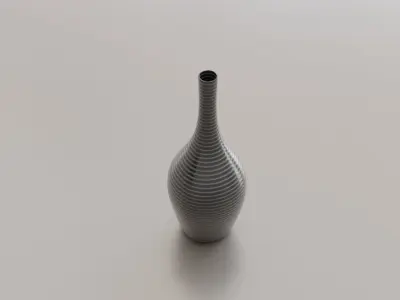 Earthenware jug 04 3D model