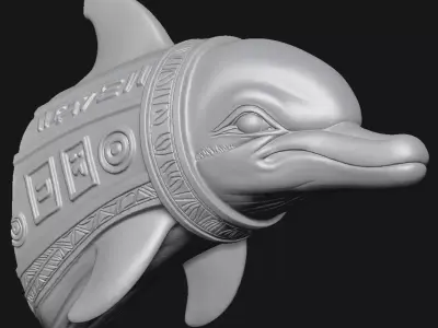 dolphin 3D print model