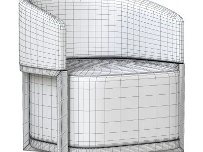 FRIDA Armchairs from Flexform 3D model