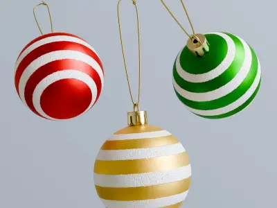 Christmas balls Ornament 2 3D model
