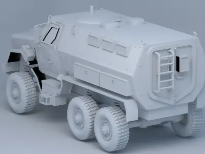 2007 BAE systems Caiman CMTV 3D model