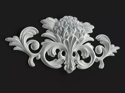 Small Decorative Element for Classic Style Furniture 3D model