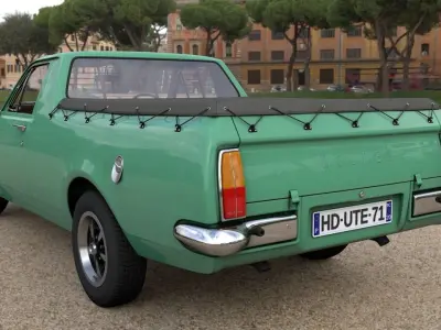 HOLDEN HG UTE GTS 1971 3D model