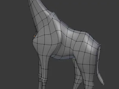 Low Poly Giraffe Low-poly 3D model