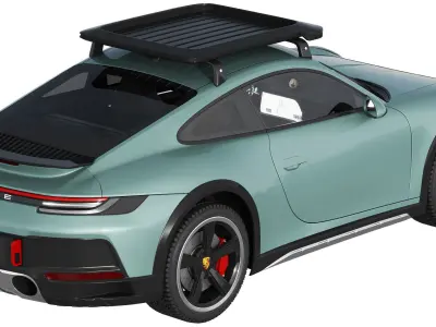 Porsche 911 Dakar 2023 3D model