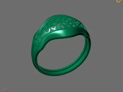 Women Plain Ring Ready STL 3DM Models Womens Rings 3D models 3D print model