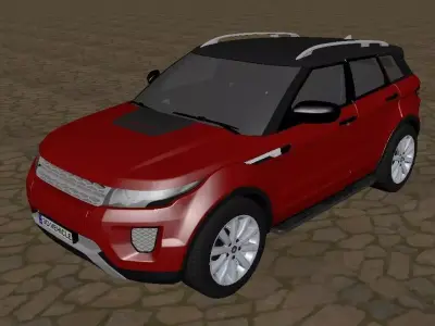 Rang Rover Low-poly 3D model