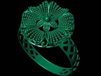 Gold Ring 38 3D print model