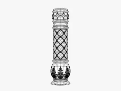 Ornamental Column - Classical Columns 3D model