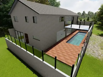 casa duplex 3D model