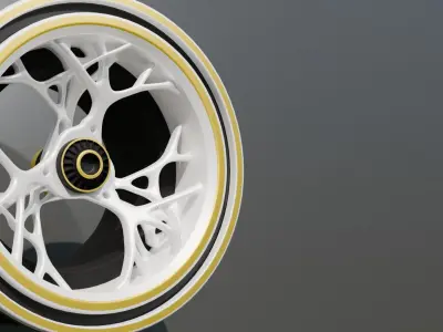 Concept rim white 3D model