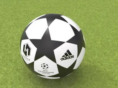 UEFA Champions league ball 3D model