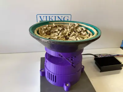MKIII 3D Printed Vibrating Bowl Feeder - Full Release 3D print model