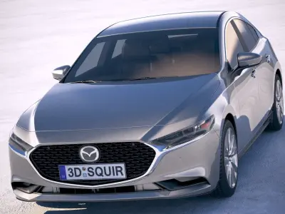 Mazda 3 sedan 2019 3D model