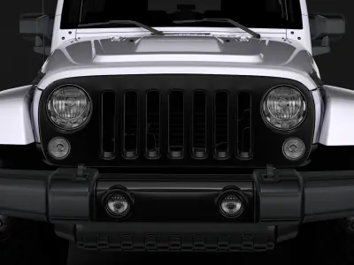 Jeep Wrangler Unlimited Smoky Mountain JK 2017 3D model