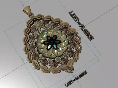 FASION PENDANT 3D model