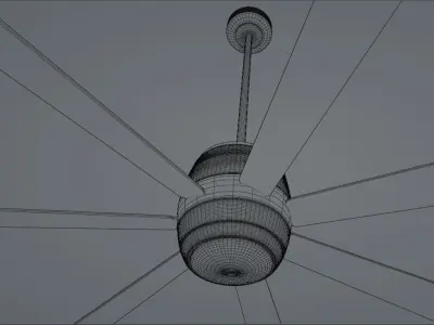 Gail Barington Ceiling Fan 3D model