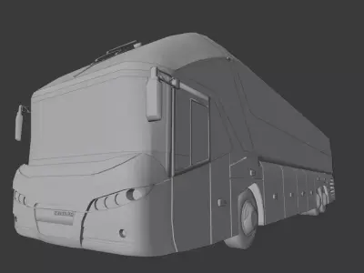 Neoplan Starliner Bus Low-poly 3D model