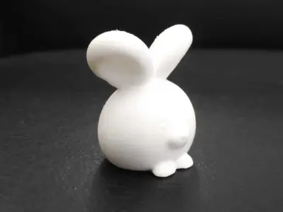 Cute Round Bunny 3D print model