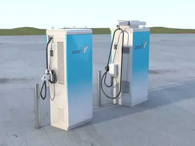 ZEST Charging Station 3D model