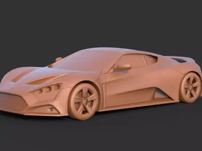 Zenvo ST1 3D print model