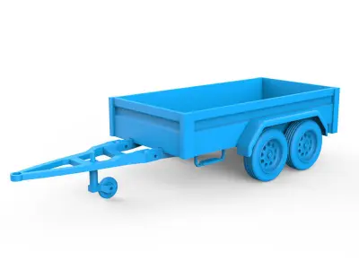 Trailer toy 3D print model