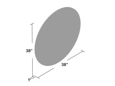 Oversized Elegant Modern Sofa Wall Clock 3D model