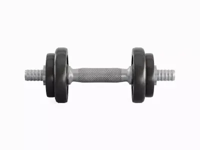 Metal Dumbbell Set Low-poly 3D model