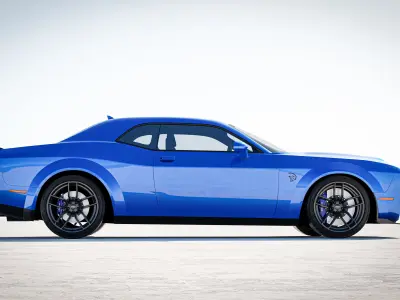 Dodge Challenger SRT Hellcat Widebody 2022 3D model