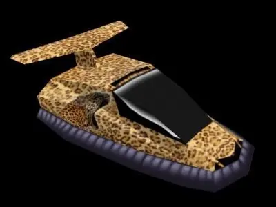 HoverCraft4 leopard car 3D model