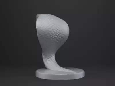 Cobra Bust - Animal Figurine 3D print model