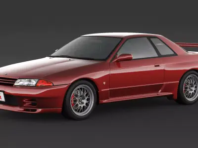 Nissan Skyline GT-R R32 V-spec II 3D model