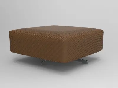 Glad Pouf Low-poly 3D model