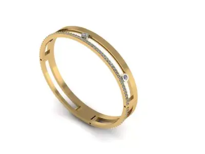 Messika bracelet 1 3D print model