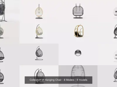 Collection of Hanging Chair - 8 Models