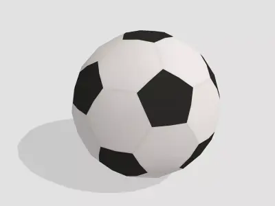 soccer ball Free low-poly 3D model