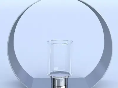 Modern Metal Decoration 3D model