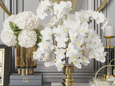 Decorative Set 45 Console Decor 3D model