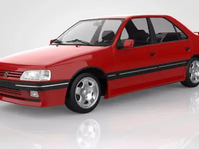 Peugeot 405 Mi16 3D model