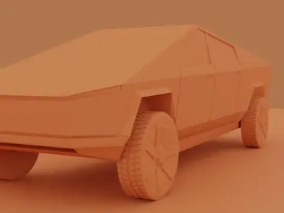 Tesla Cybertruck Free 3D model