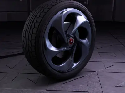 Car Wheel 3D model