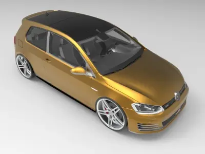 Volkswagen Golf VII 3D model