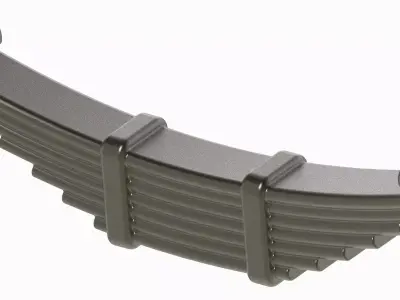 Truck Leaf Spring 3D print model