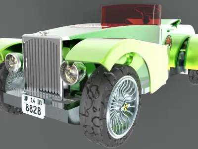 Classic Car- 3D print model