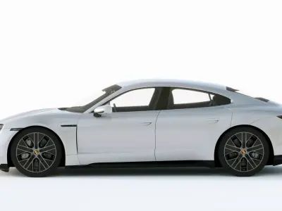 Porsche Taycan Turbo 2020 3D model