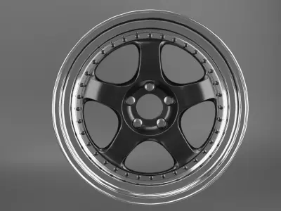 work meister s1 3p Wheel 3D model