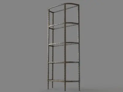 Clairemont Demilune Etagere 3D model