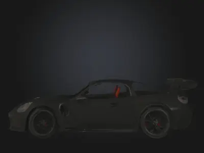 Porsche 911 3D model by aw4667yamen
