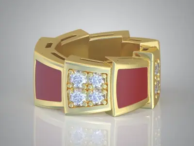 Pendant and Earring Set 3D printable model 0106 3D Model Pack